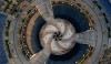 Birds-eye view of Surreal water feature