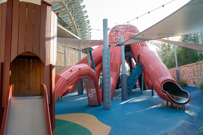 Octavia Playground showing slides