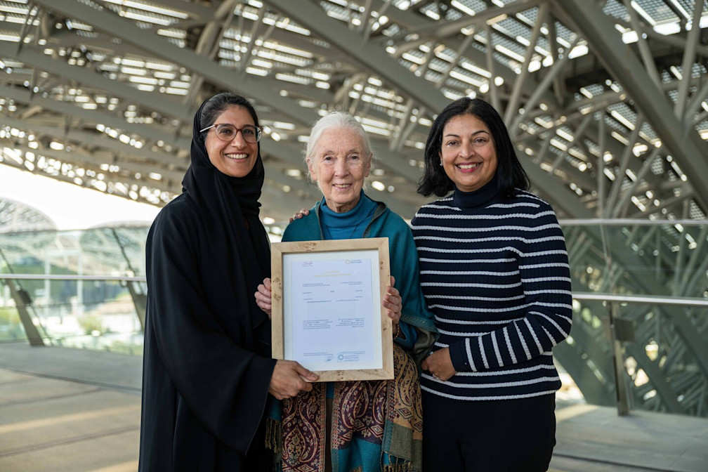 Dr Jane Goodwall holding agreement