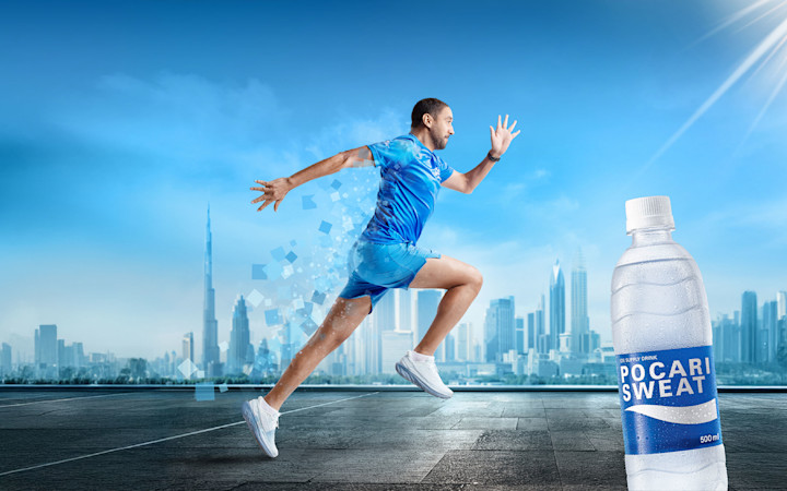 Pocari-Sweat Run banner