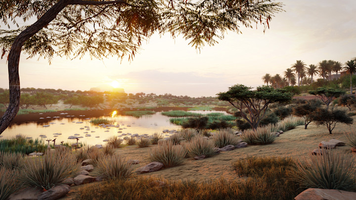 منظر طبيعي 1 - مها فيلاز