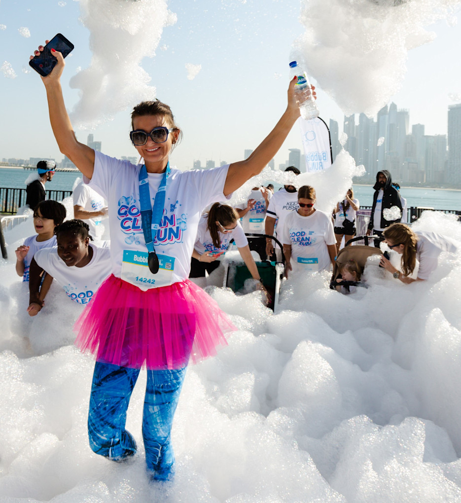 The Bubble Run at Expo City Dubai