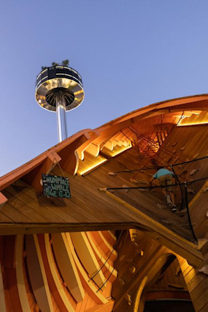 Climbing inside the Rashid Whale