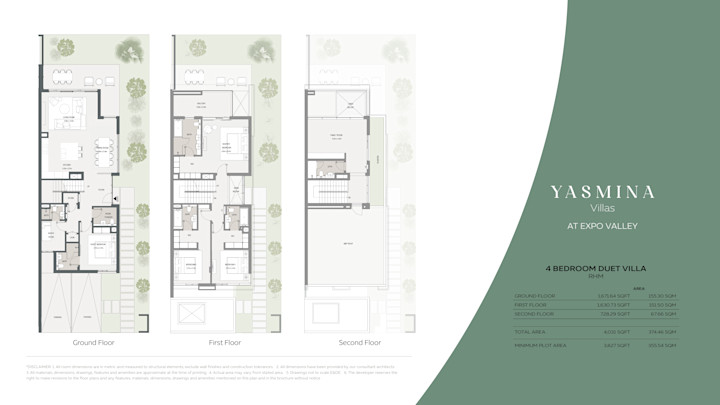 Yasmina Villas Floor Plans 2