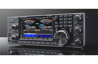 Icom IC-7610 Front Panel ISO view