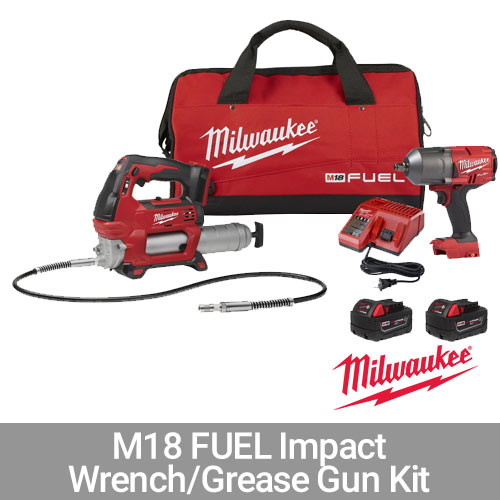 Milwaukee Tool, M18 FUEL Impact Wrench/Grease Gun Combo