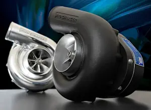 ProCharger P-1X™ supercharger - one silver and one satin black
