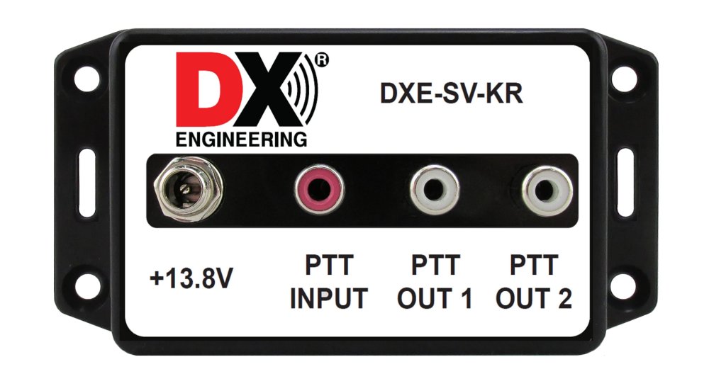DX Engineeering KD9SV Keying "Relay" - Solid State -  PTT input requires only 2 mA to close both ground independent PTT outputs; + or – 450 VDC maximun 500mA , each