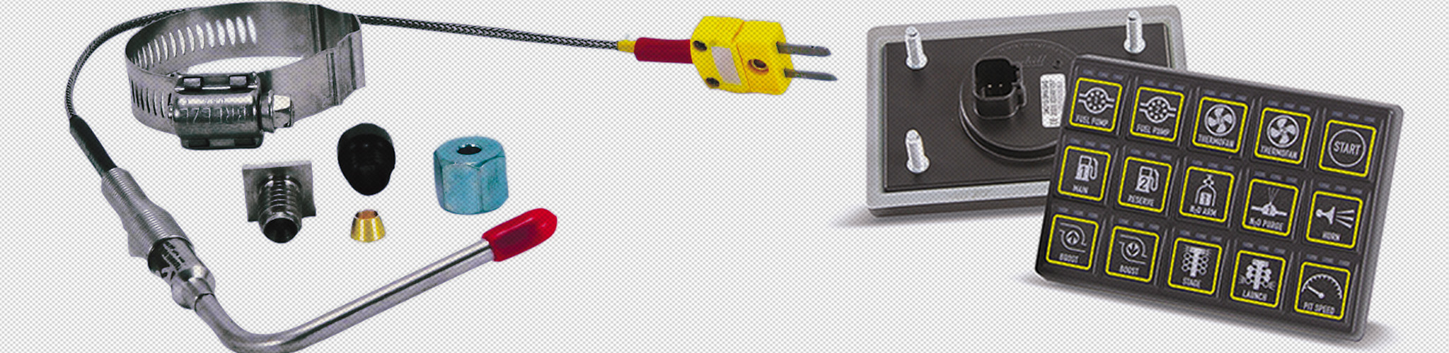 Data Acquisition Components: Oxygen Sensors, Air Fuel Ratio Monitor, RPM Sensors, V-Net Modules, Digital Gauge Displays