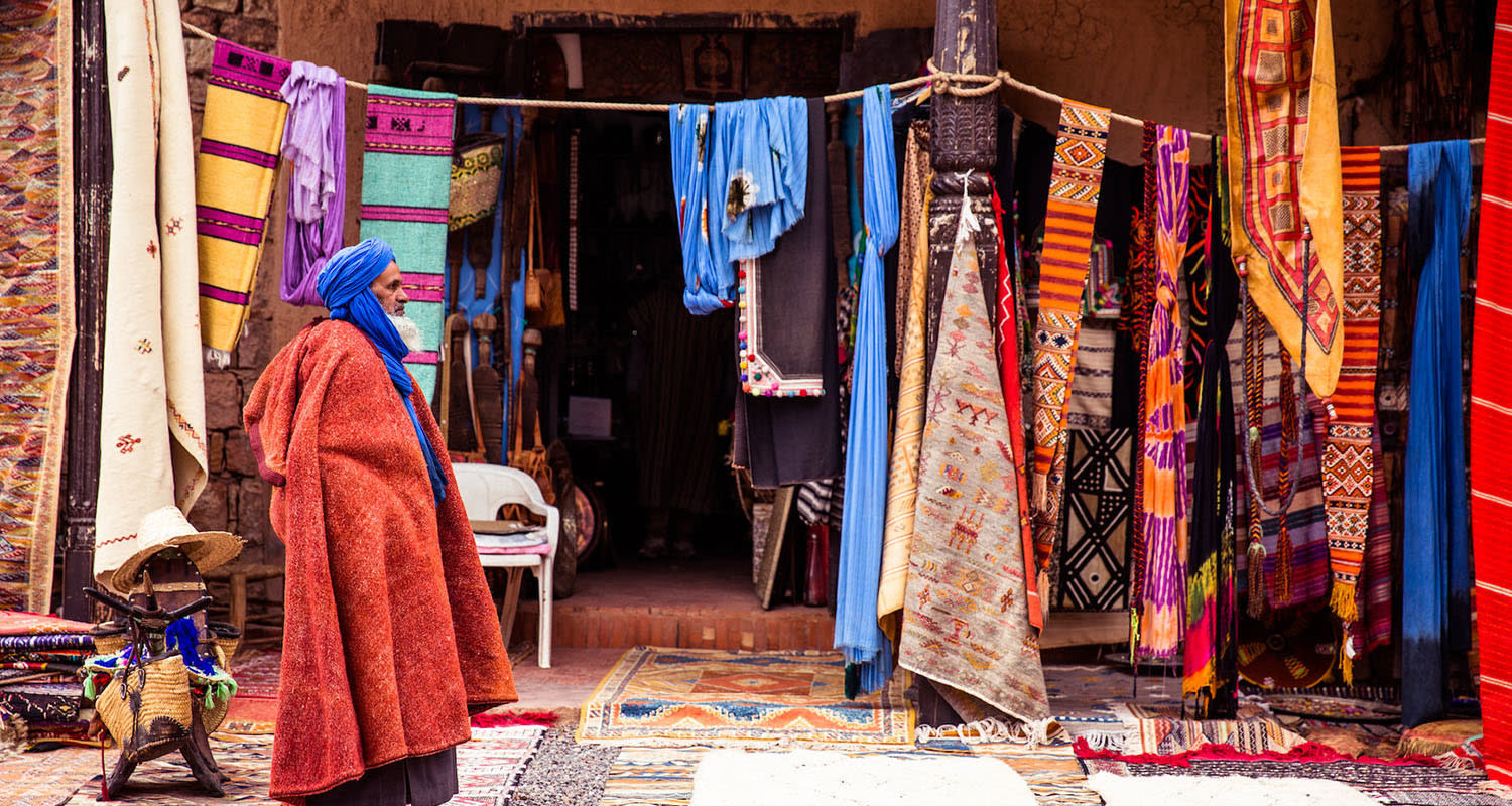 Eve Branson craft centres in Morocco