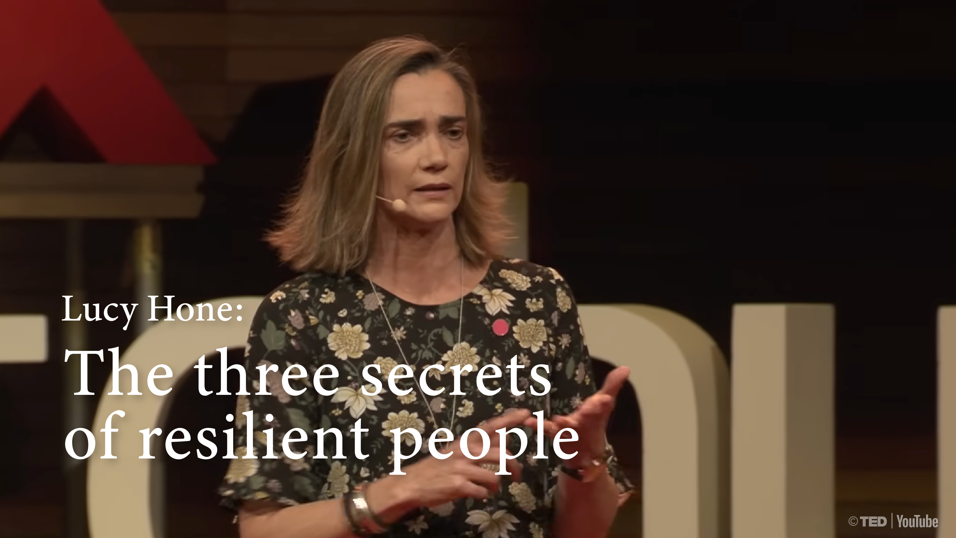 [B] The three secrets of resilient people | Lucy Hone [PRACTICE]