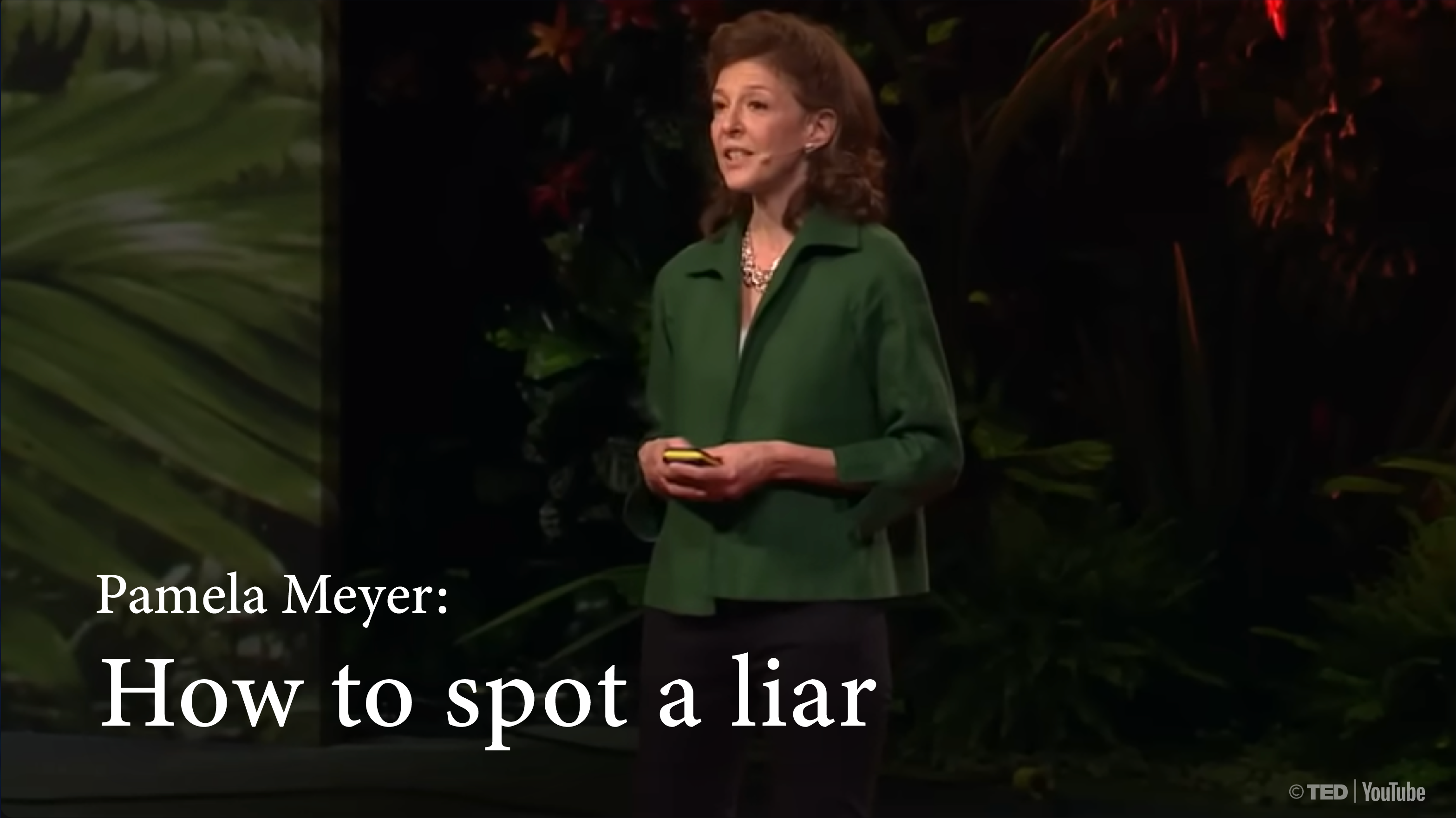 [A+] How to spot a liar | Pamela Meyer [ Practice ]