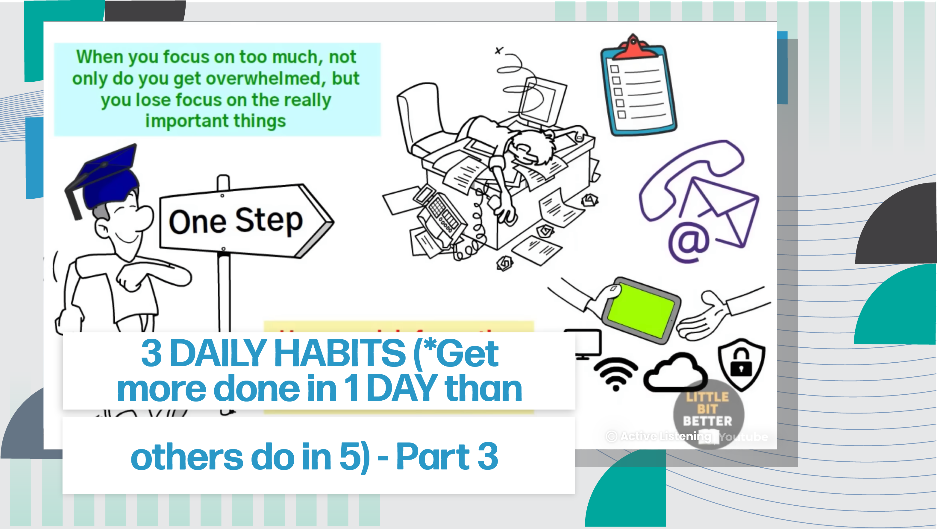 [C+] 3 Daily Habits (Get More Done in 1 Day than Others Do in 5) - Part 3