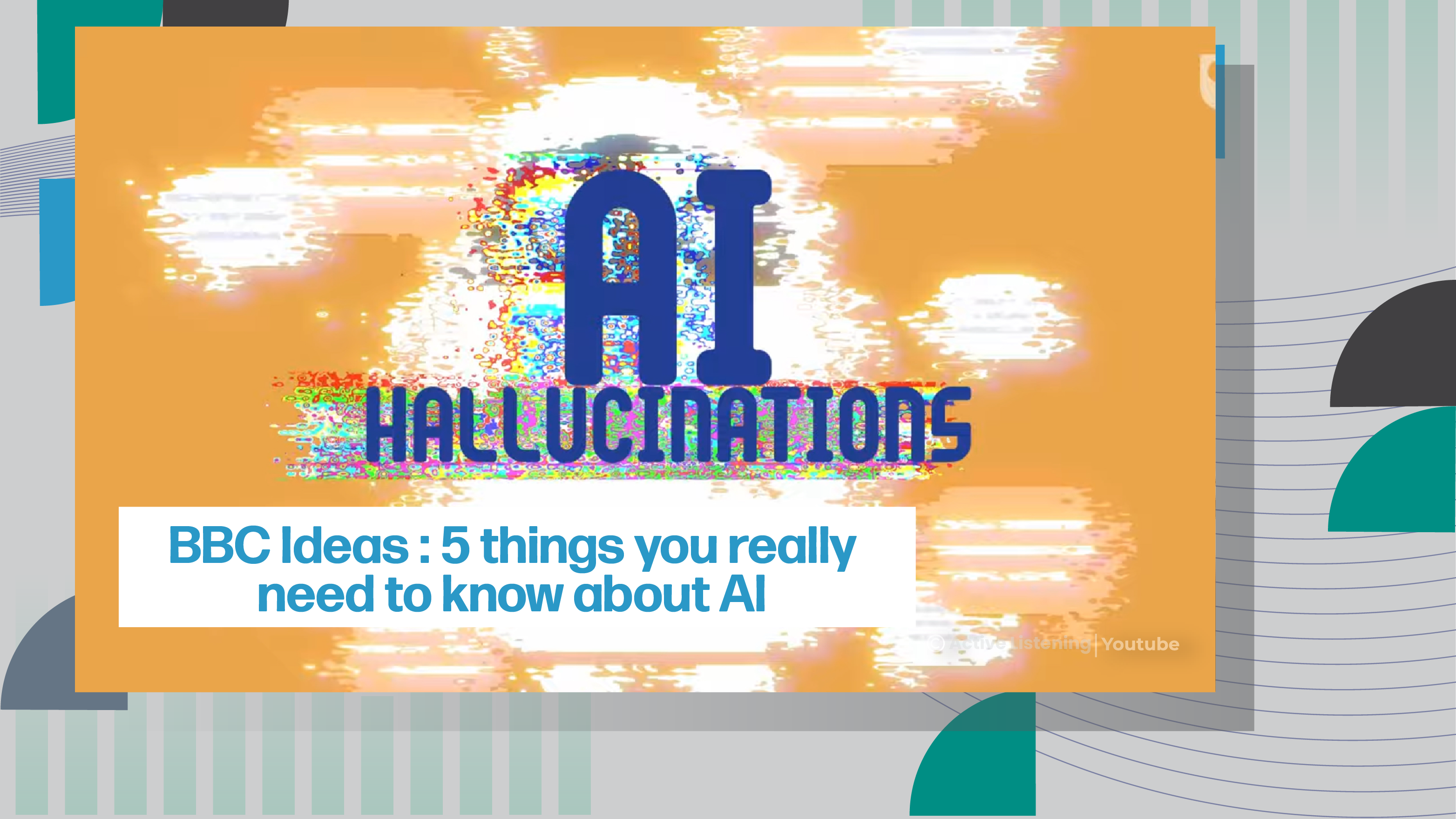 [C+] 5 things you really need to know about AI | BBC Ideas