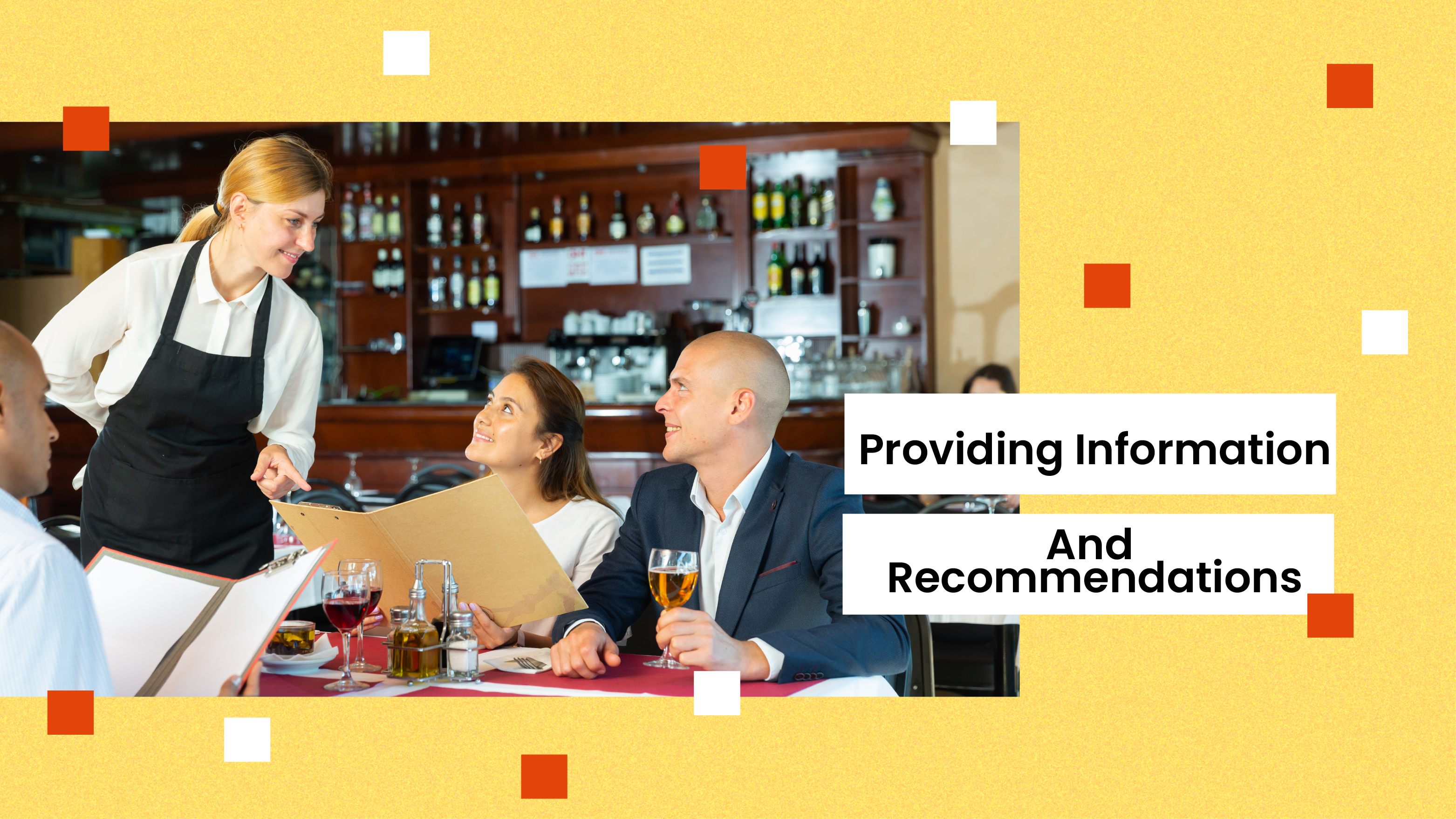 Lesson 6 : Providing Information and Recommendations