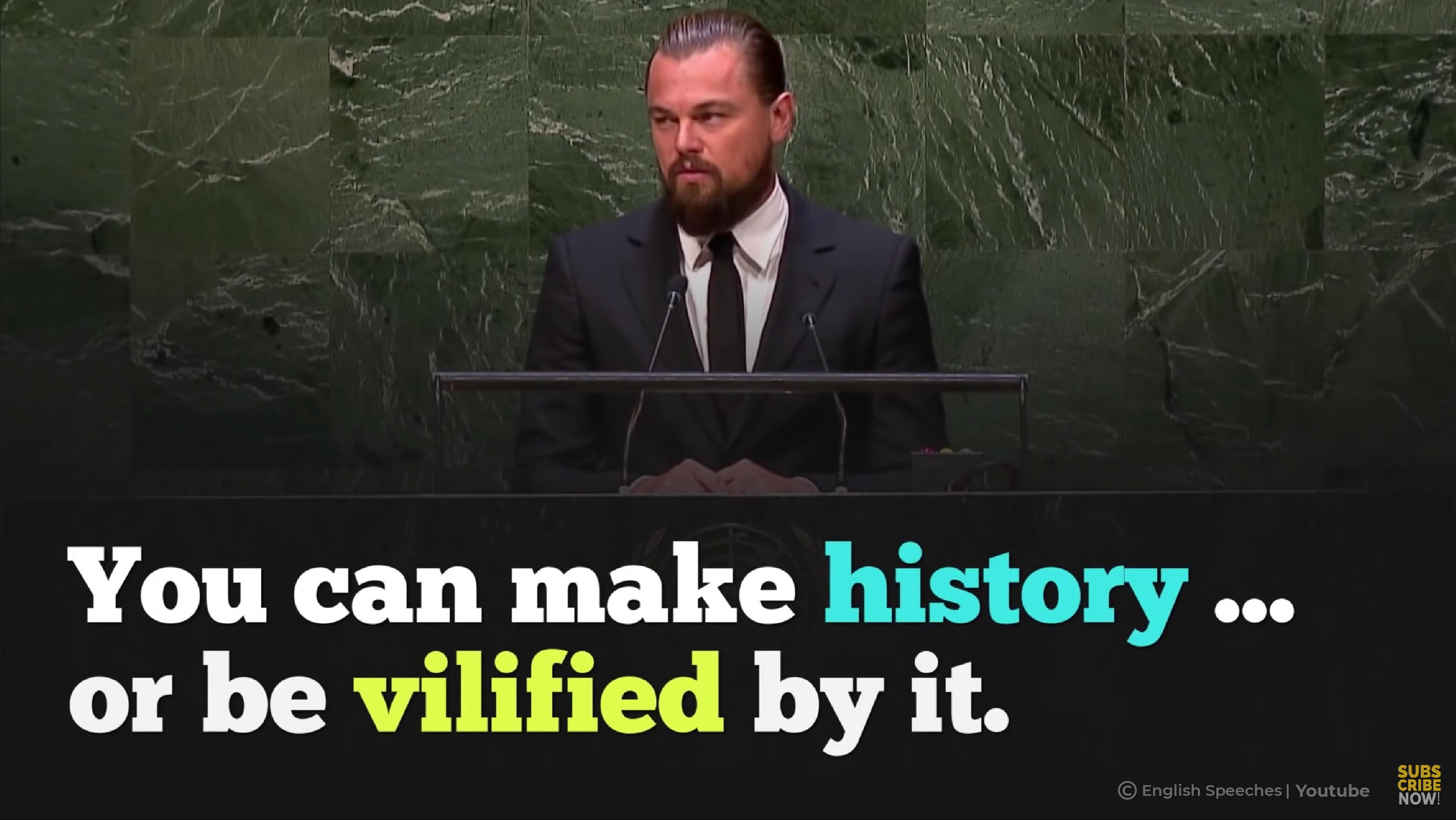 [B+] LEONARDO DICAPRIO: Climate Change [FULL]