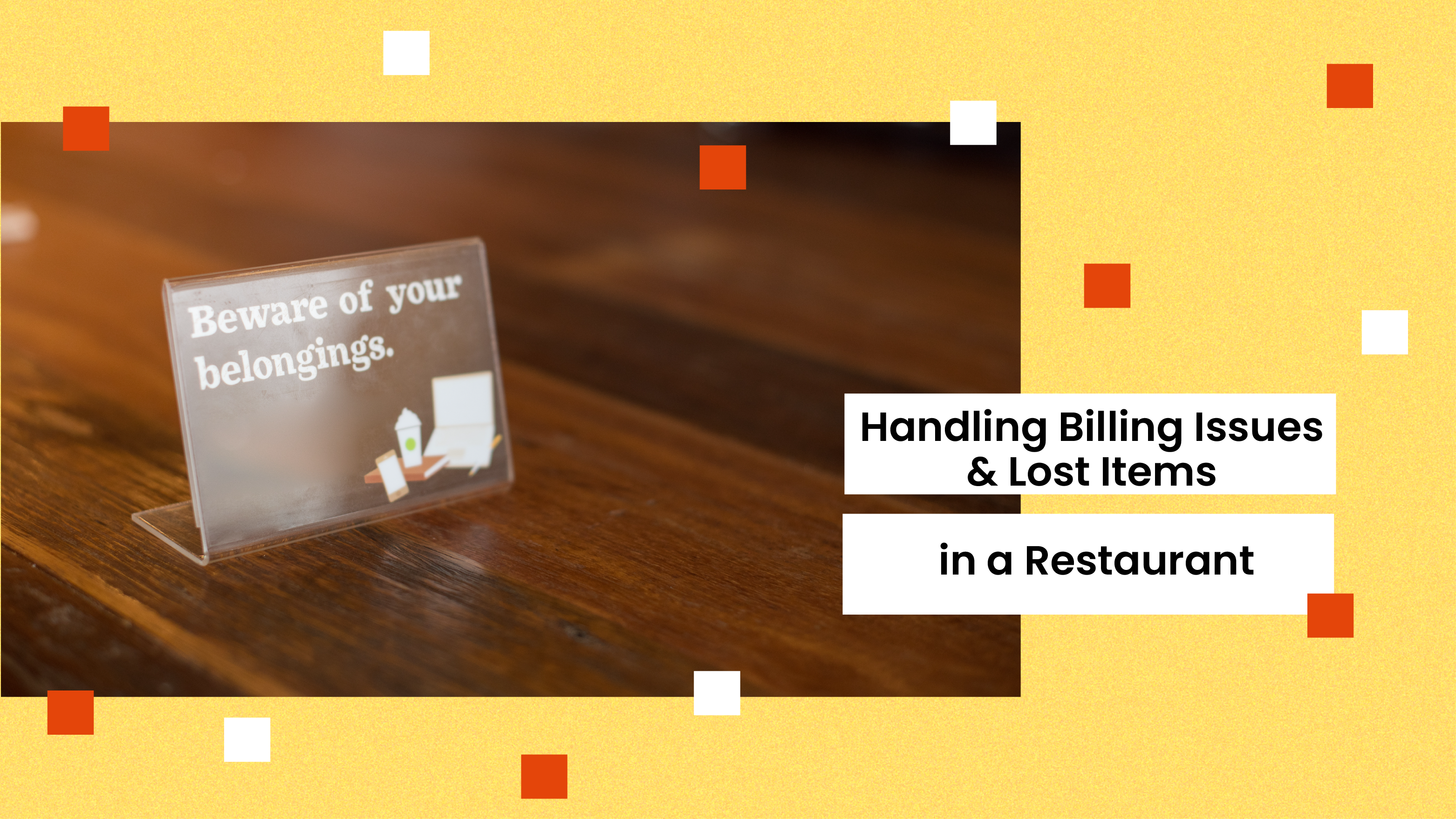 Lesson 21: Handling Billing Issues and Lost Items in a Restaurant