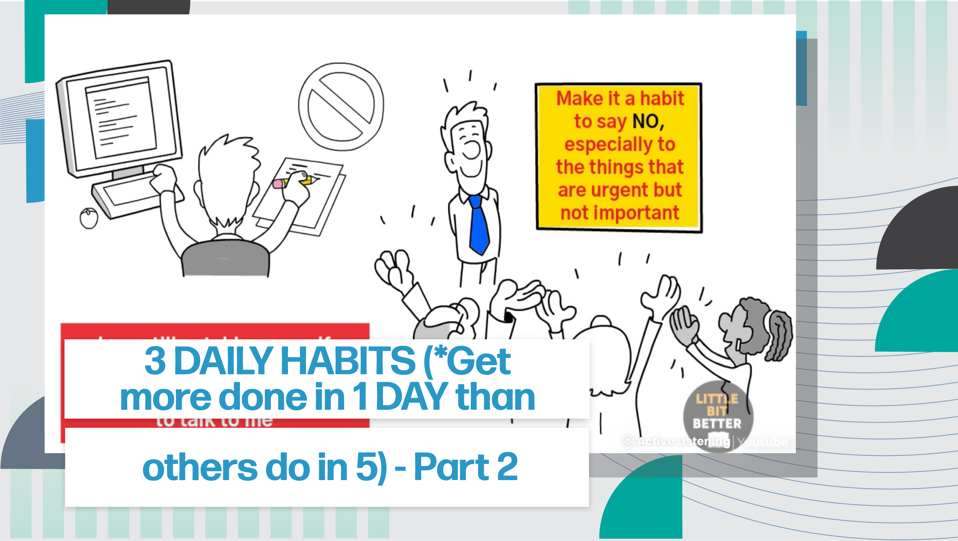 [C+] 3 Daily Habits (Get More Done in 1 Day than Others Do in 5) - Part 2