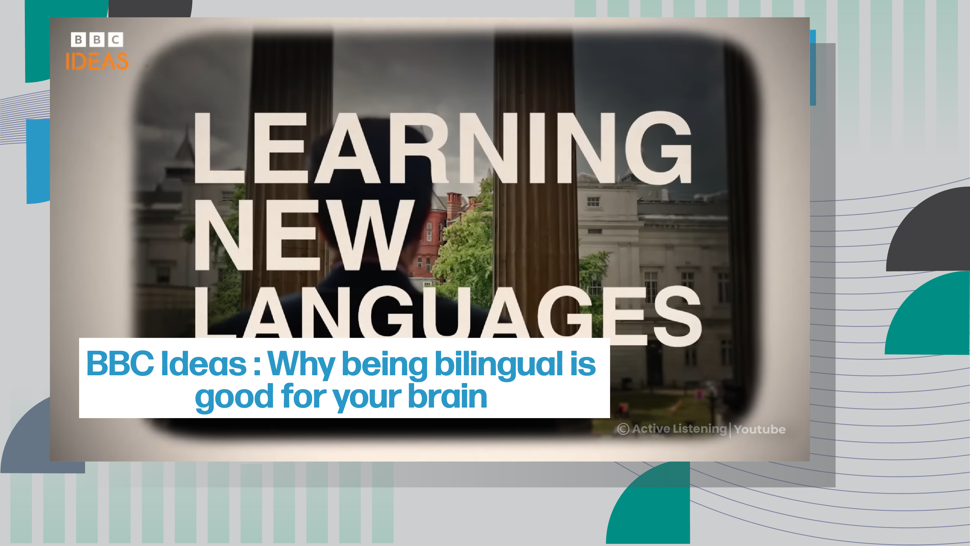 [C+] Why being bilingual is good for your brain | BBC Ideas