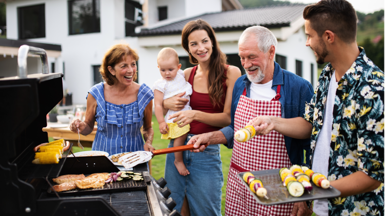 barbecue outdoors