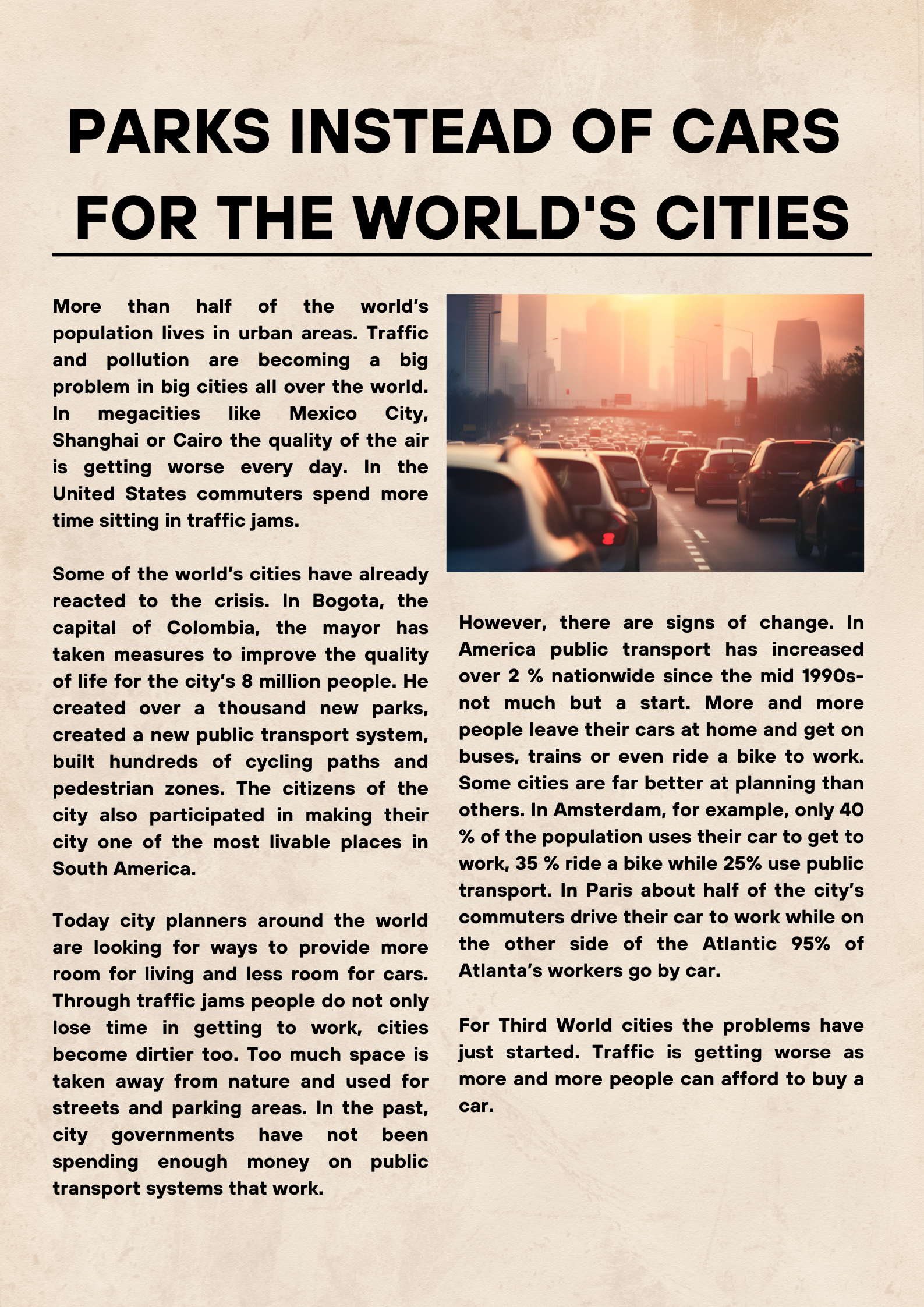 TRE_Parks Instead of Cars for the World-s Cities