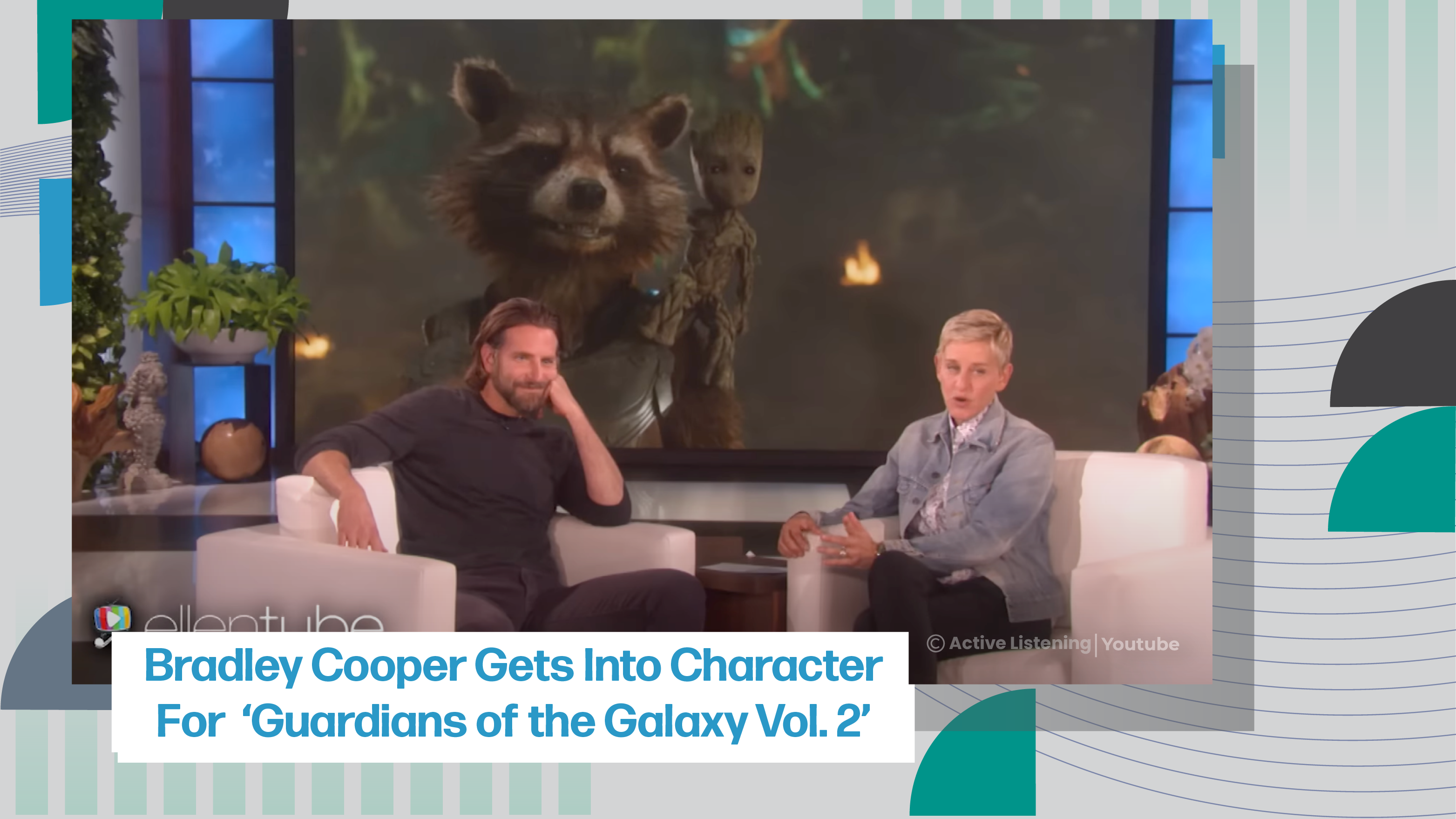 [B] Bradley Cooper Gets into Character for 'Guardians of the Galaxy Vol. 2