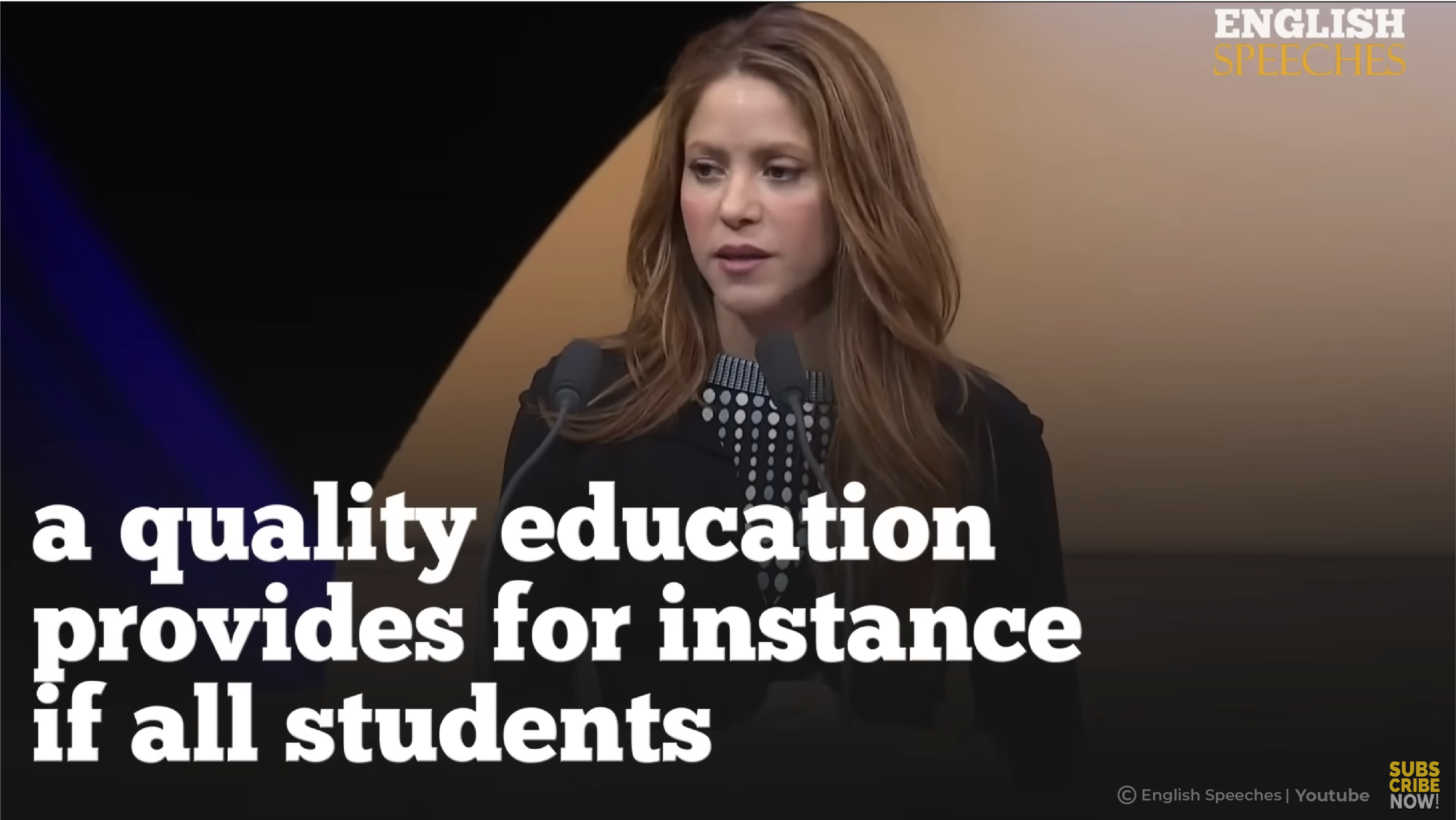 [C+] SHAKIRA: Education Changes the World [FULL]