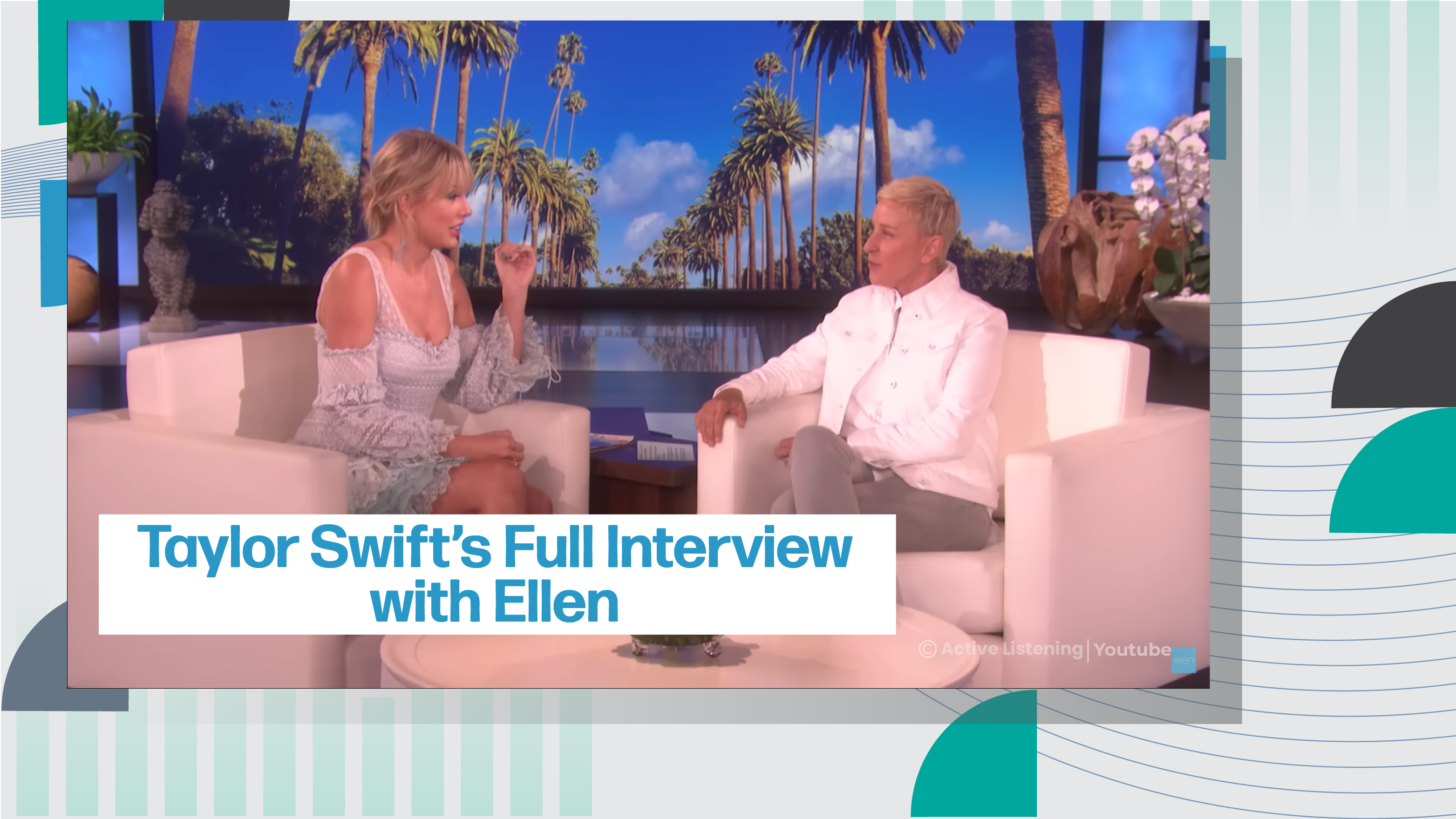 [B] Taylor Swift’s Full Interview with Ellen