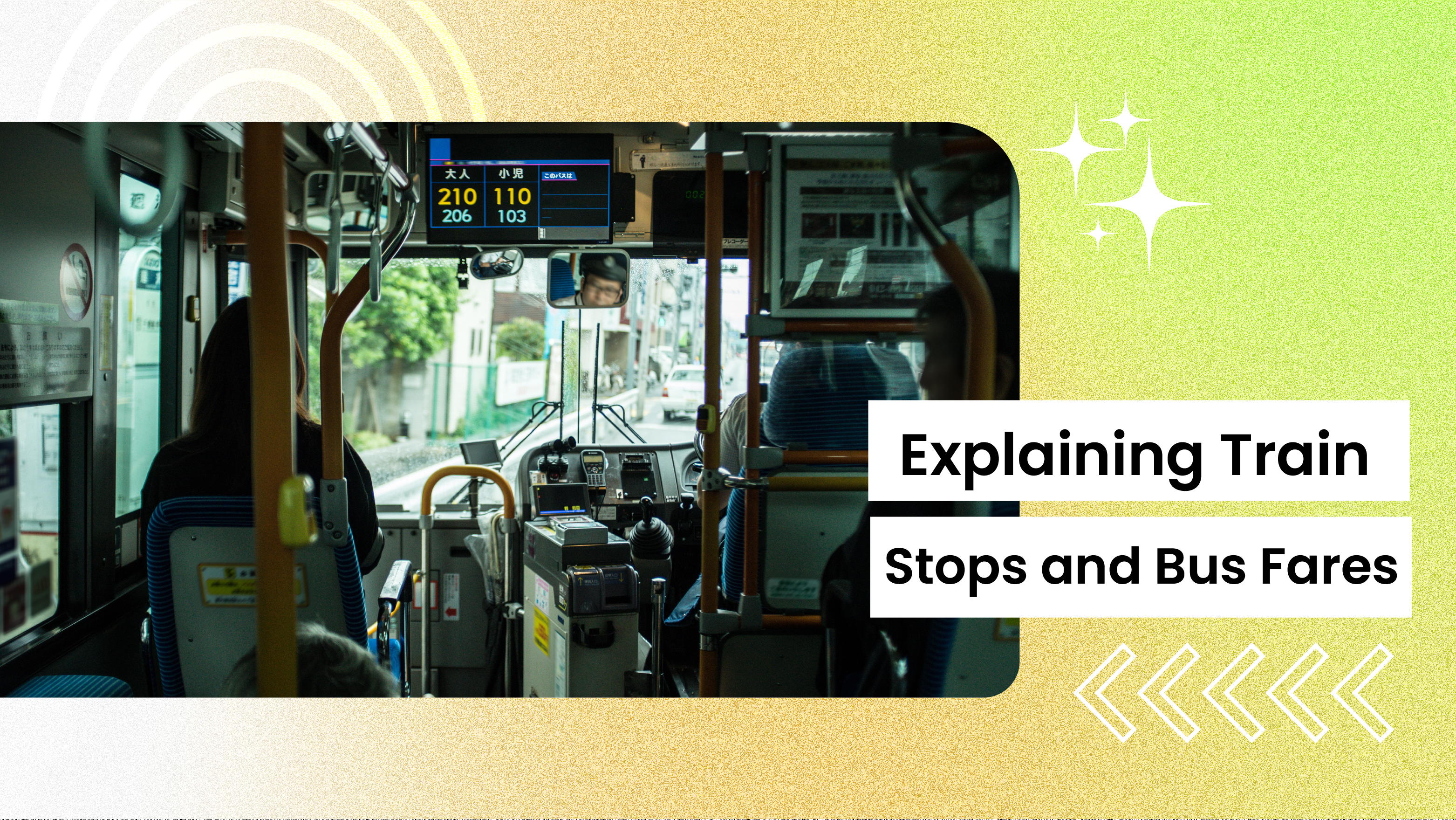 Lesson 7: Explaining Train Stops and Bus Fares