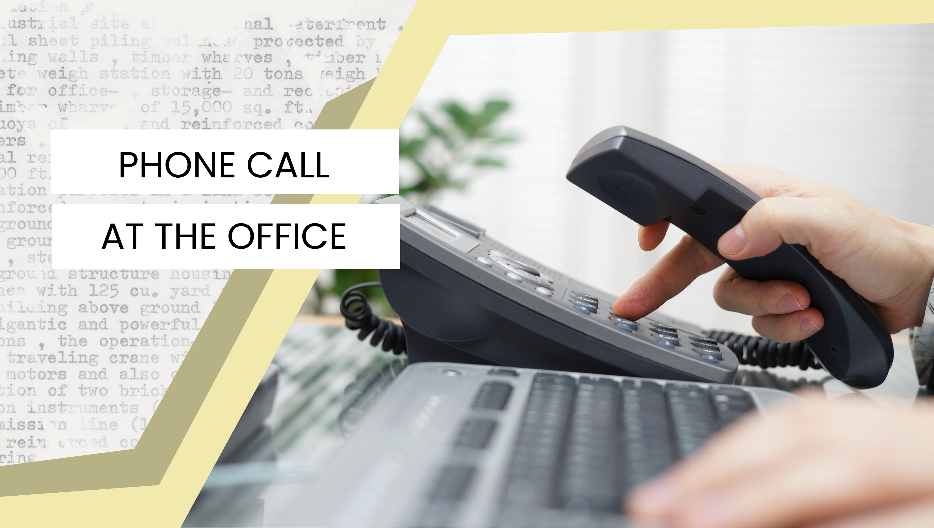 Lesson 14: Phone Call at the Office