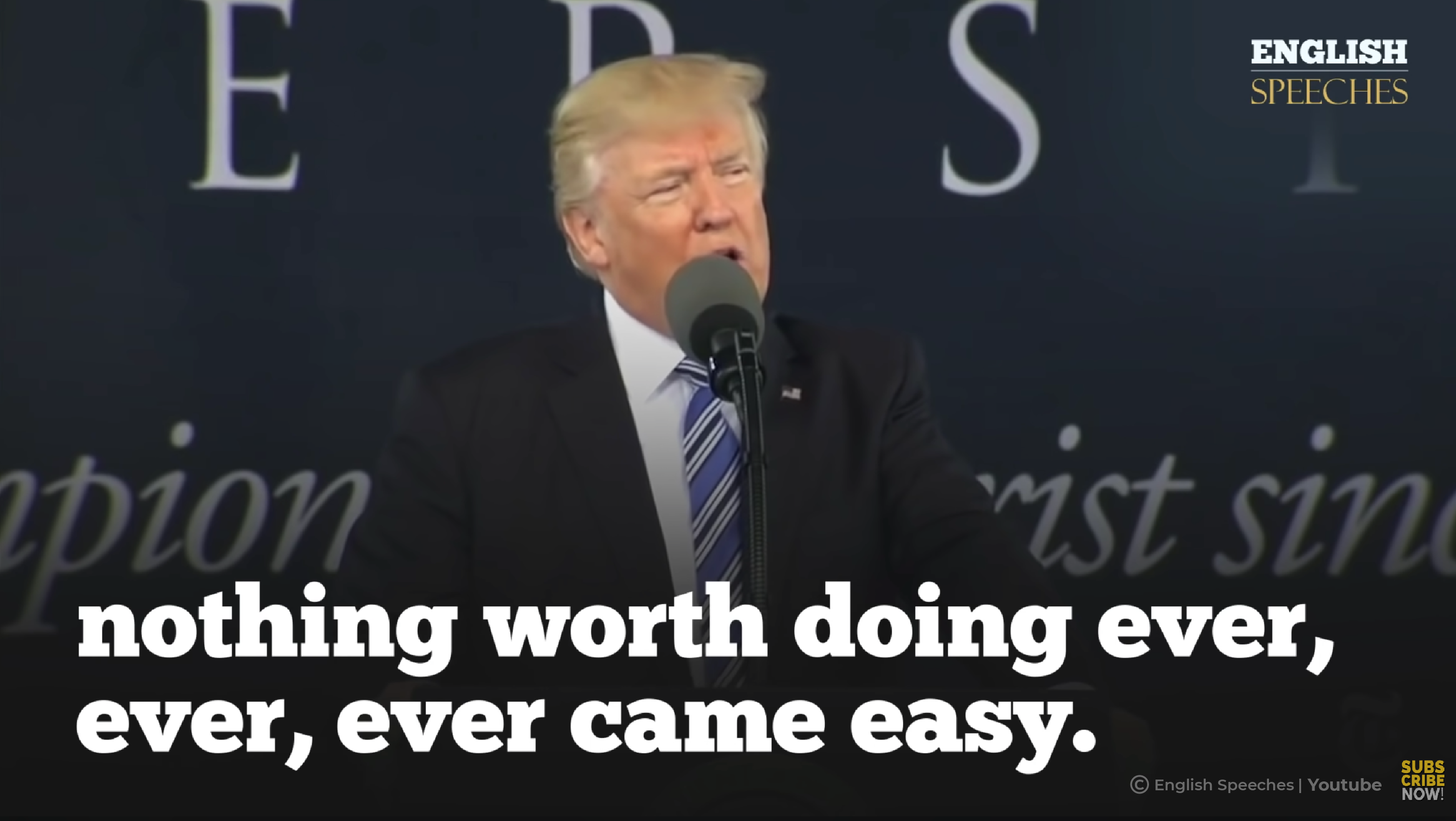 [B] DONALD TRUMP: Never, Ever Give Up [PRACTICE]