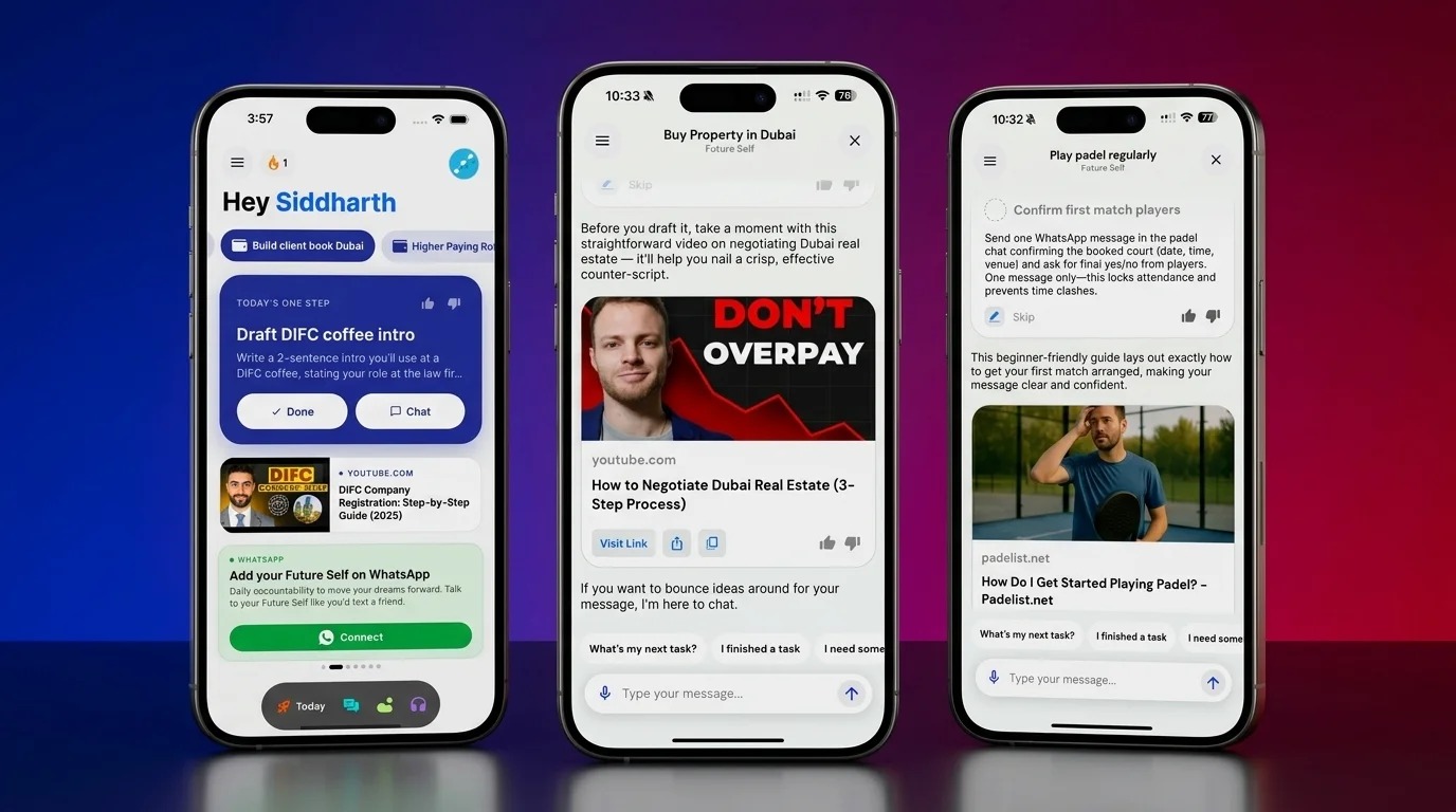 Research engine in-app showcase