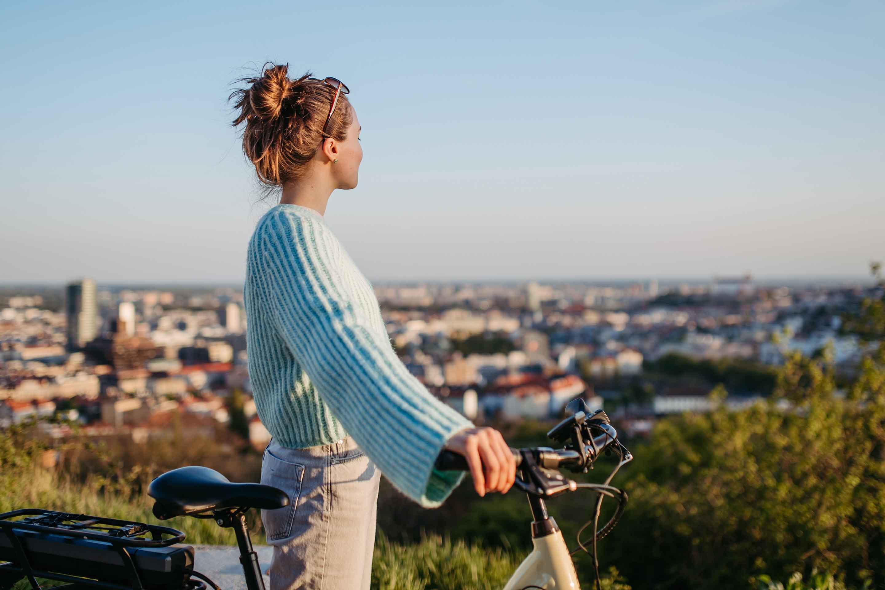 Foto: Mit dem Fahrrad durch das Quartier - schnell und einfach.