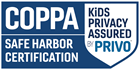 Kids Privacy Assured by PRIVO: COPPA Safe Harbor Certification