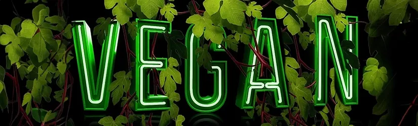 Vegan neon sign