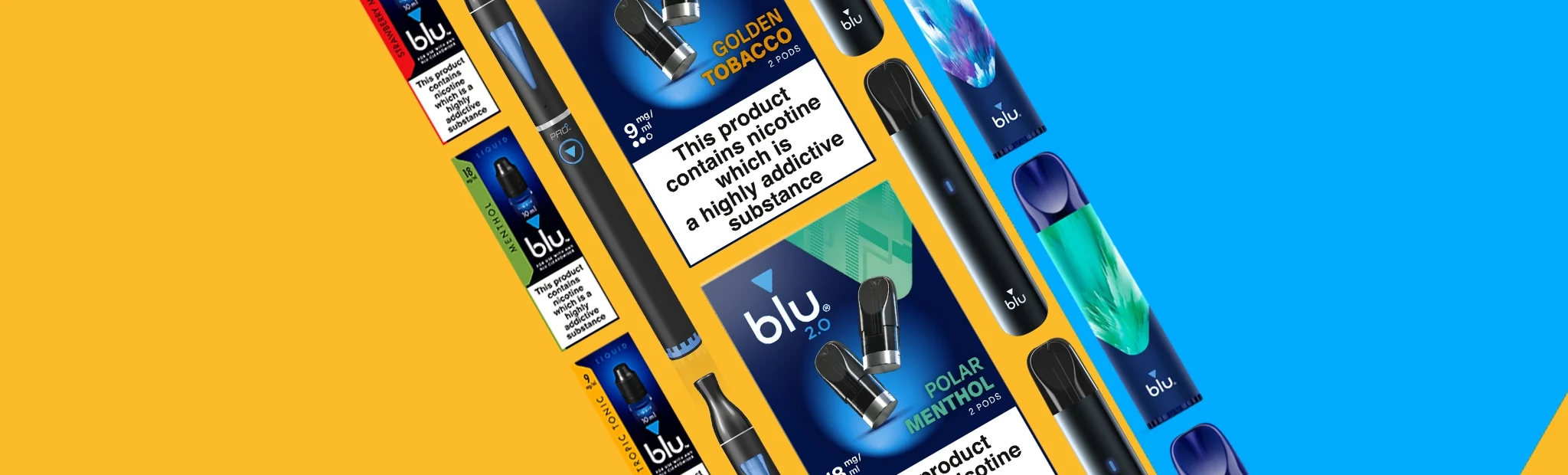 blu devices pods and liquids