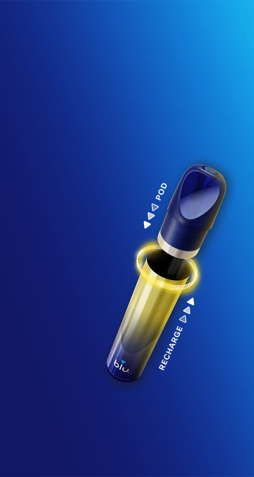 yellow blu bar pod recharge image