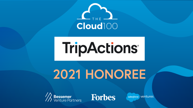 Blog Image // TripActions Named to Forbes Cloud 100 for Third Straight Year