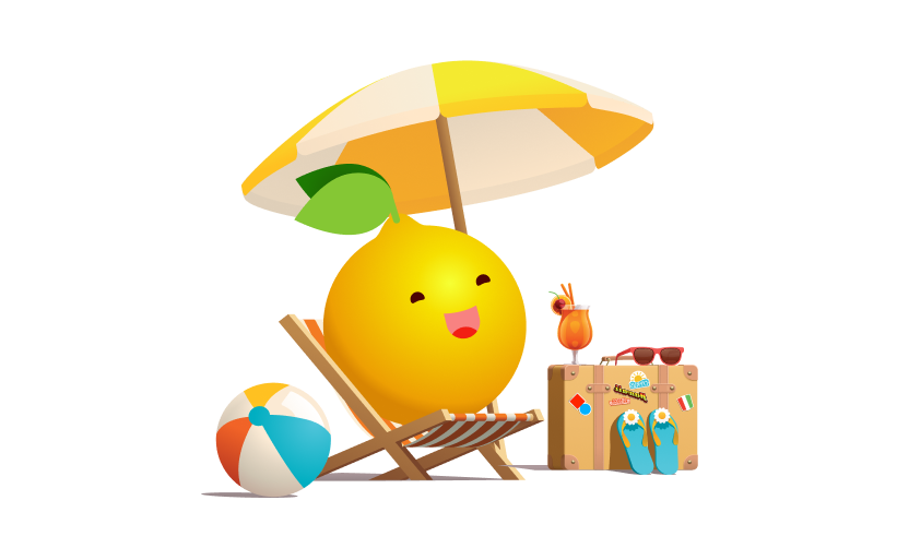 Image of TripActions Lemonade character