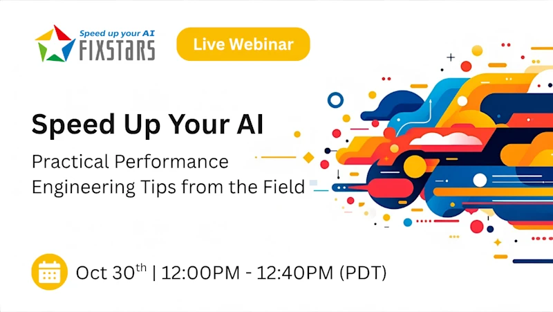 Announcing Our Upcoming Seminar: “Speed Up Your AI”