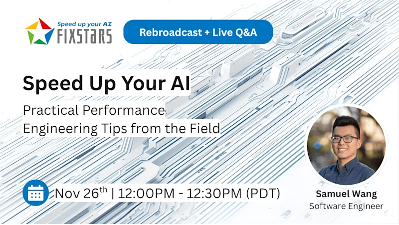 Announcing Our Upcoming Seminar: “Speed Up Your AI”