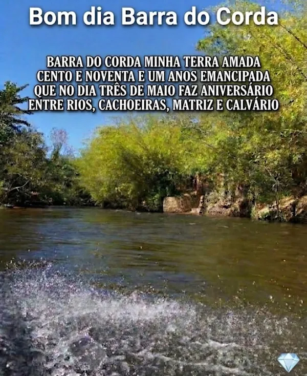 Bom dia Barra do Corda!