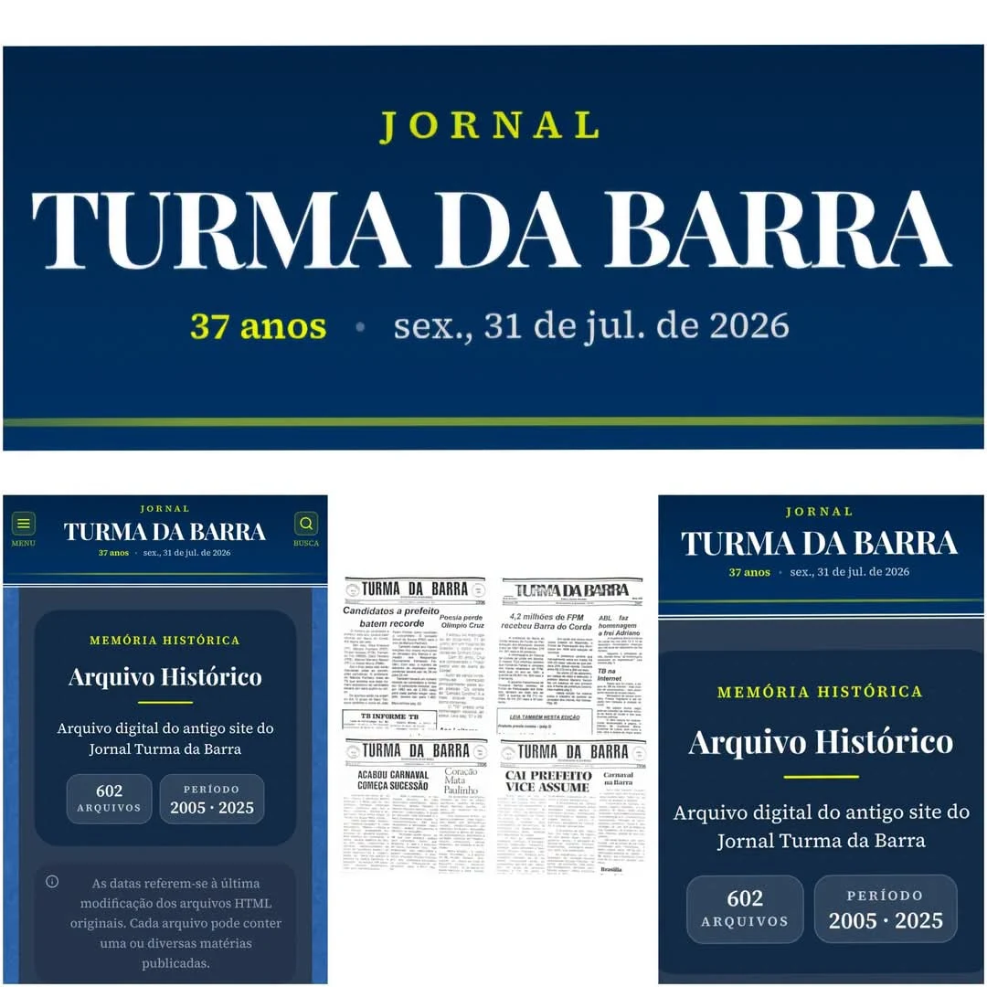 Acervo do jornal TB à disposição dos leitores