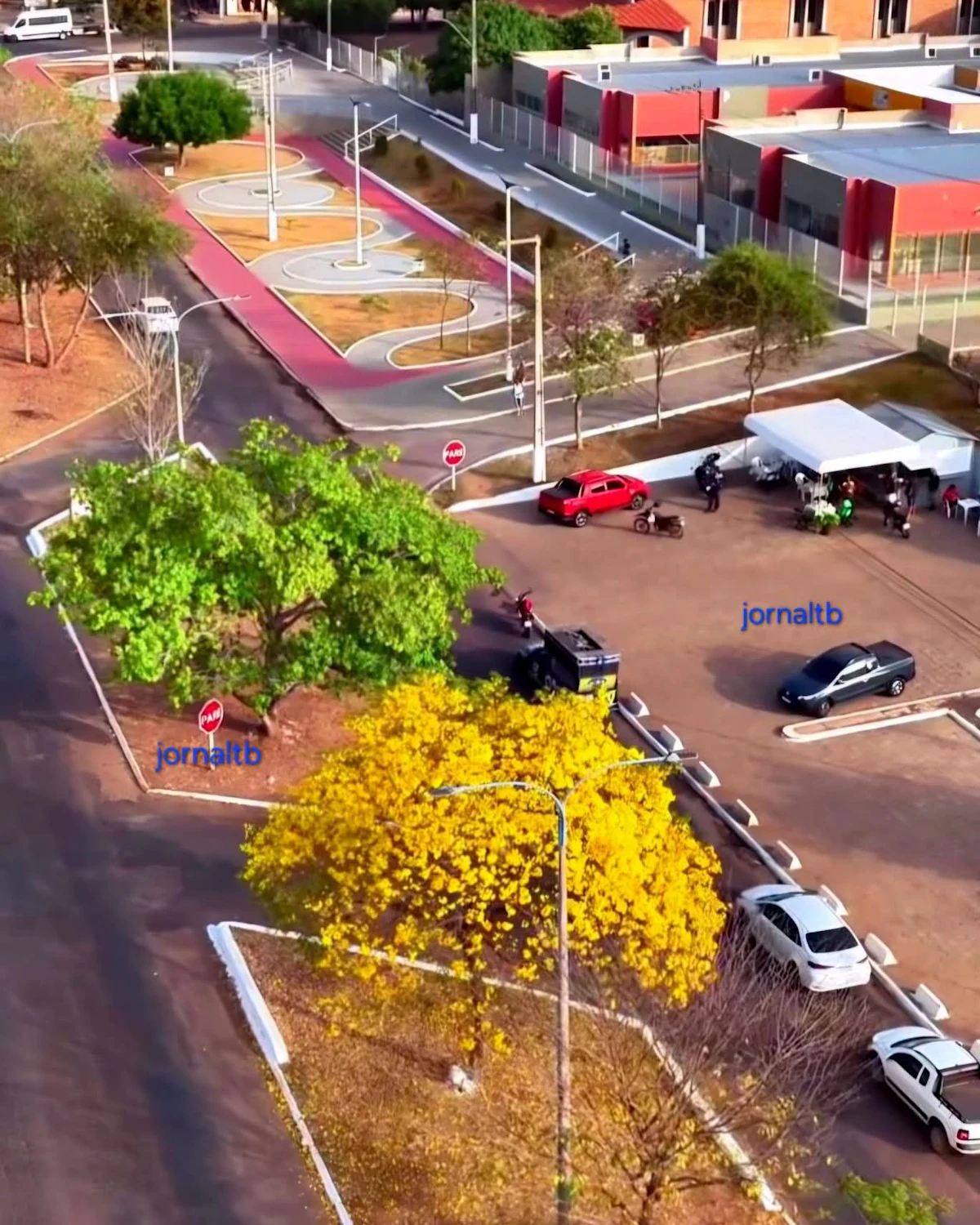 Foto via drone do Isaías Chaves