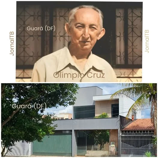 Casa onde morou poeta Olímpio Cruz em Brasília