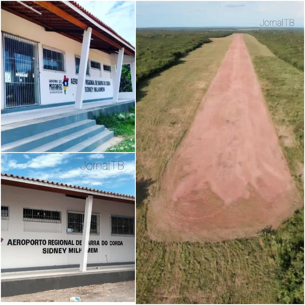 Ainda sem asfalto, pista do aeroporto de Barra do Corda (MA)
