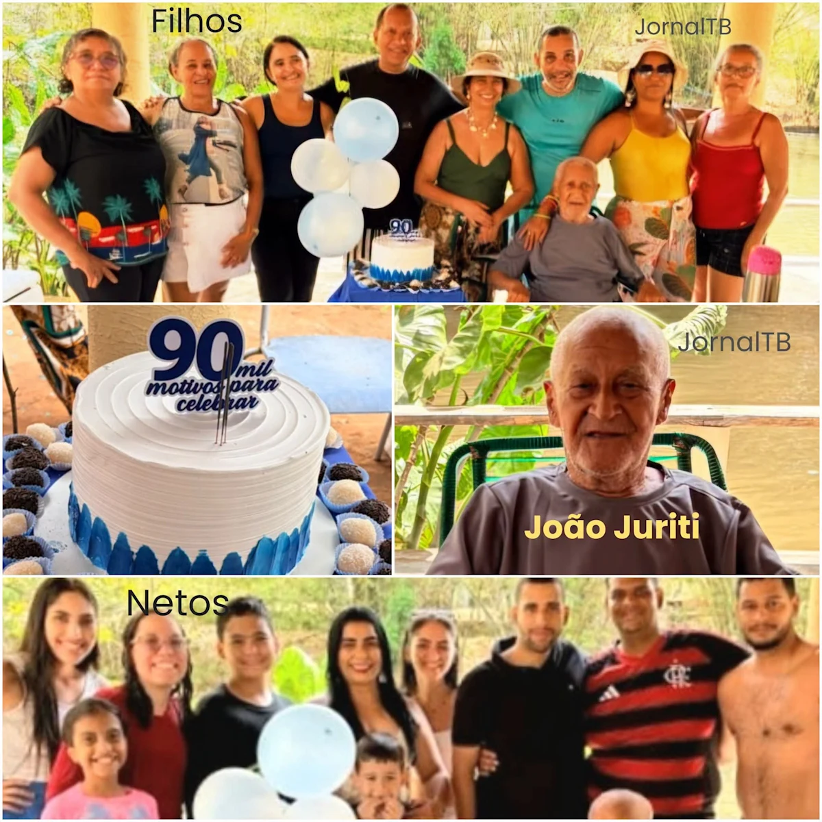 João Barbosa Cândido - mais conhecido como João Juriti - faz 90 anos