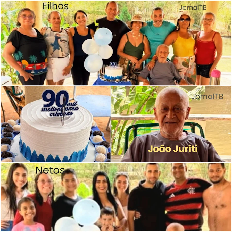 João Barbosa Cândido - mais conhecido como João Juriti - faz 90 anos