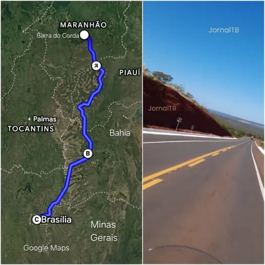 Nova rota para sair ou chegar em Barra do Corda