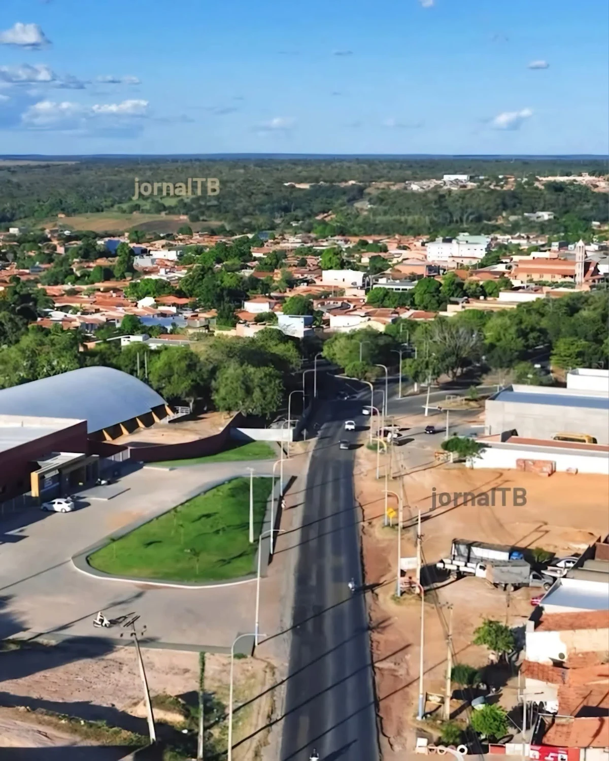 Foto via drone de Isaías Chaves